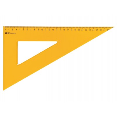 Aristo GEO College háromszögvonalzó, műanyag, 30/60/90°, 25-30 cm