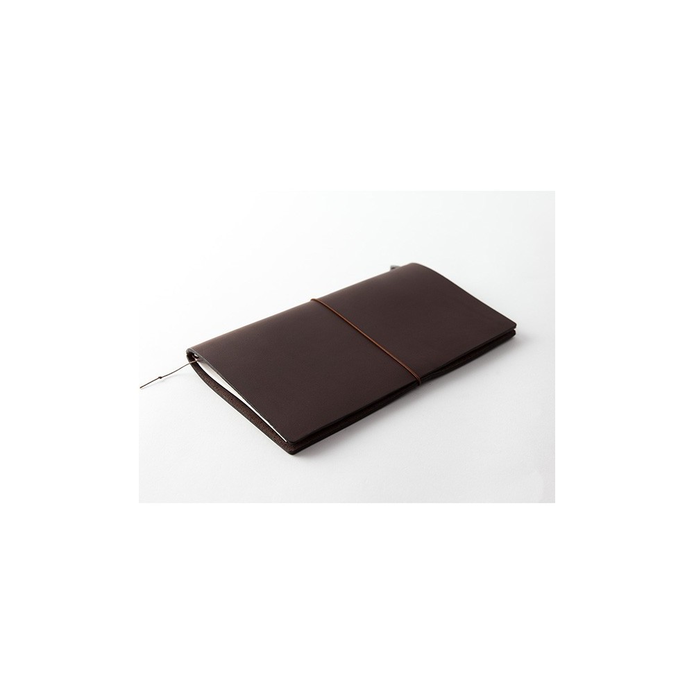 MIDORI Traveller's Notebook - Fekete bőr borító