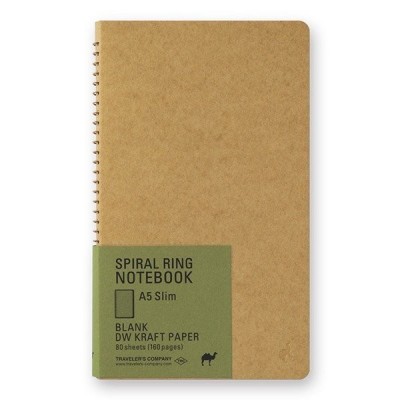 MIDORI Spiral Ring Notebook B7 - teve
