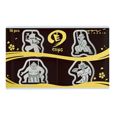 MIDORI E-Clips kapocs, Japán figurák