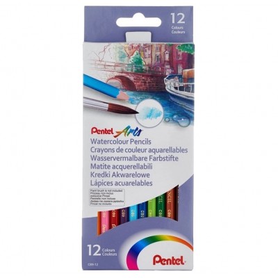 Pentel Arts 12db-os akvarellezhető színesceruza készlet