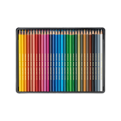 Caran d'Ache Swisscolor akvarell 30 db-os színesceruza készlet, fém dobozban