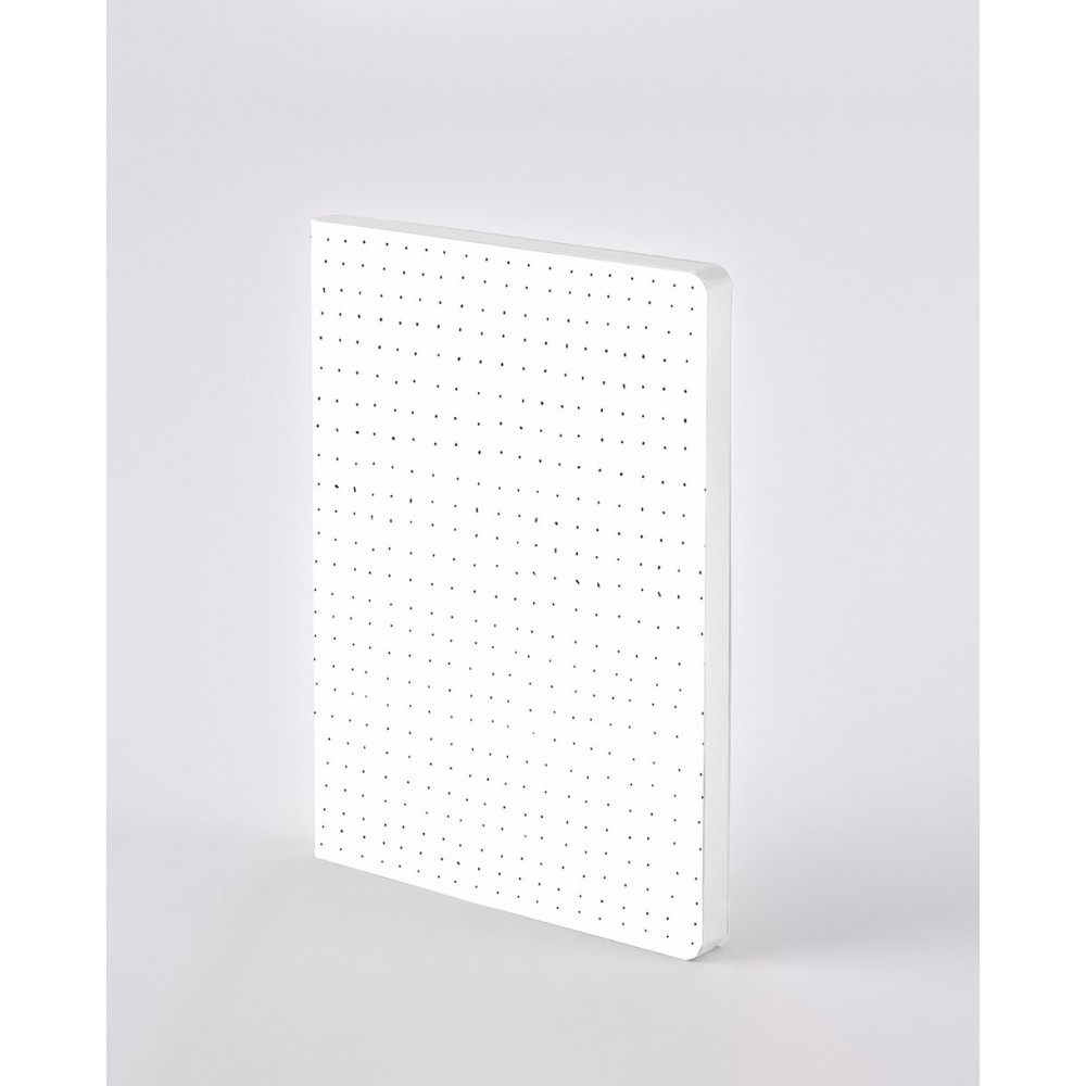 Nuuna Graphic L Light pontozott lapos notebook - Dots by Myriam Beltz