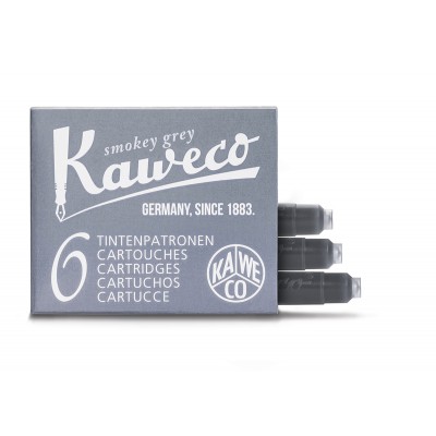 KAWECO tintapatron 6db-os csomagban, Smokey Grey