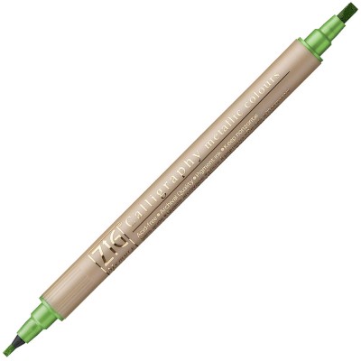 Kuretake Calligraphy Metallic Pen - zöld