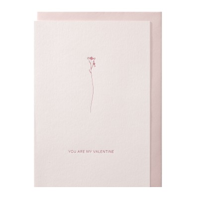Papette képeslap - You are my valentine