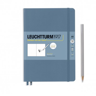 LEUCHTTURM1917 Sketchbook Medium A5, stone blue