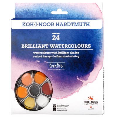 Koh-I-Noor vízfesték, 24 színes Anilin