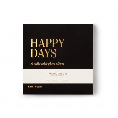 Printworks fotóalbum - Happy Days Black (S)