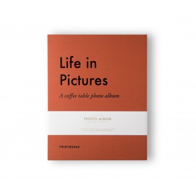 Printworks fotóalbum - Life In Pictures Orange