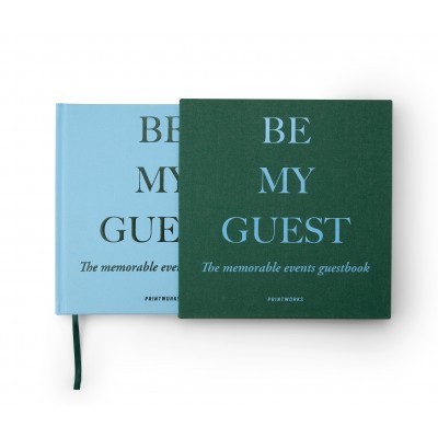 Printworks vendégkönyv - Green/Blue