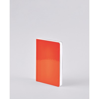 Nuuna Candy pontozott lapos jegyzetfüzet - Neon orange