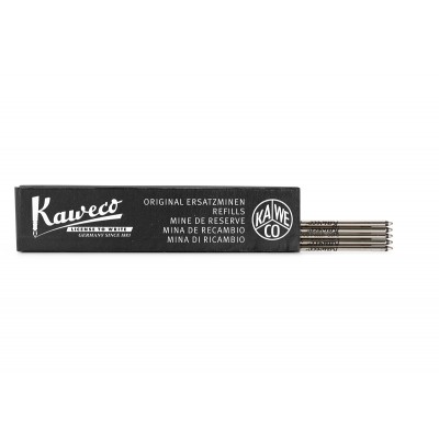 KAWECO D1 golyóstoll betét, 0.8mm fine, fekete 5db/csomag