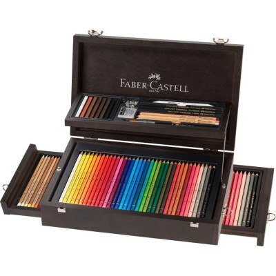 Faber-Castell Art and Graphic Collection készlet 125 db-os fa dobozos