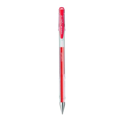 Uni zselés toll 0,5mm, írásszín piros