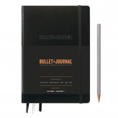 LEUCHTTURM1917 Medium A5 Bullet Journal Edition 2 NOTEBOOK, fekete