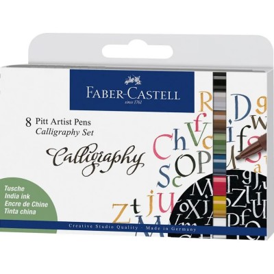 Faber-Castell Pitt kalligráfia filckészlet, 8 db